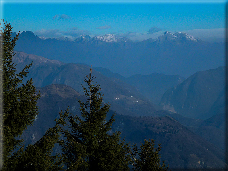 foto Salita dal Monte Tomba a Cima Grappa